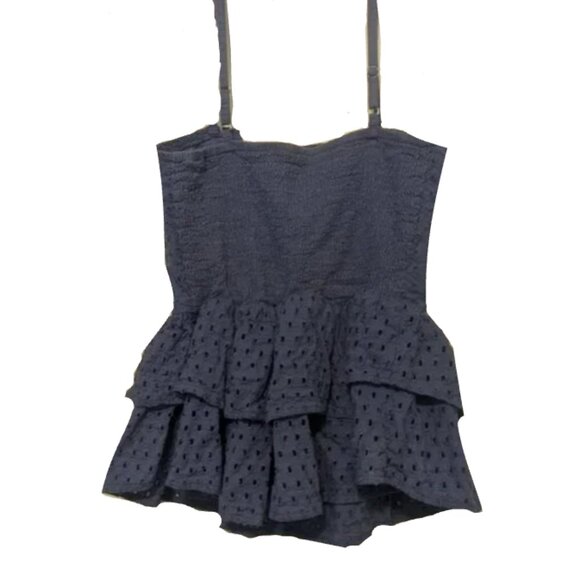 Brand New Rebellion Eyelet tank top - Picture 2 of 3